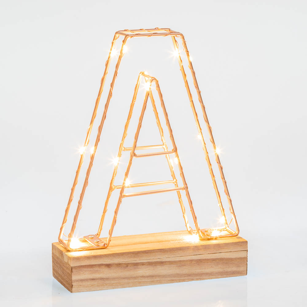 light up letter alphabet a
