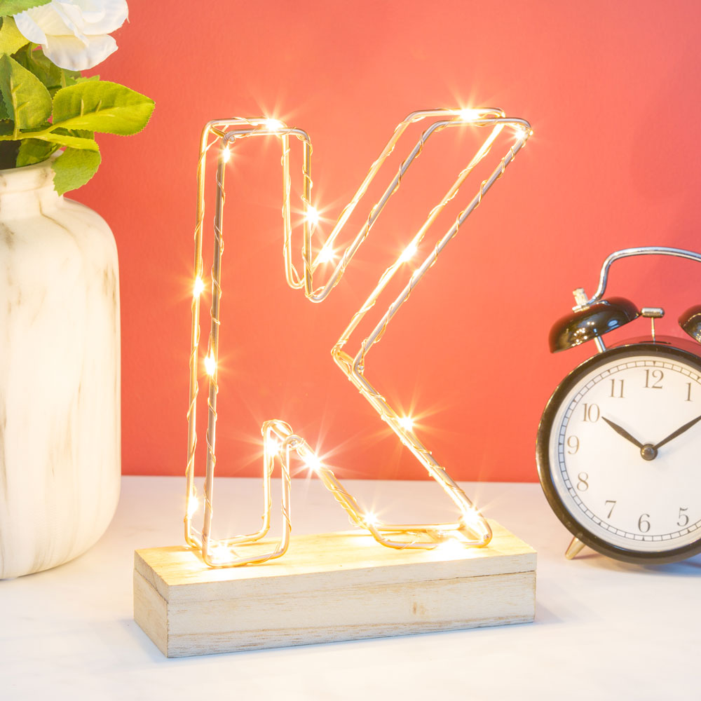 light up letter letter light alphabet k